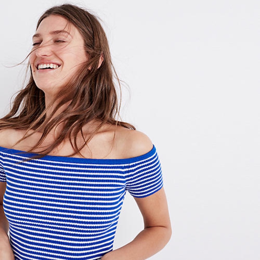 Madewell Off-Shoulder Sweater